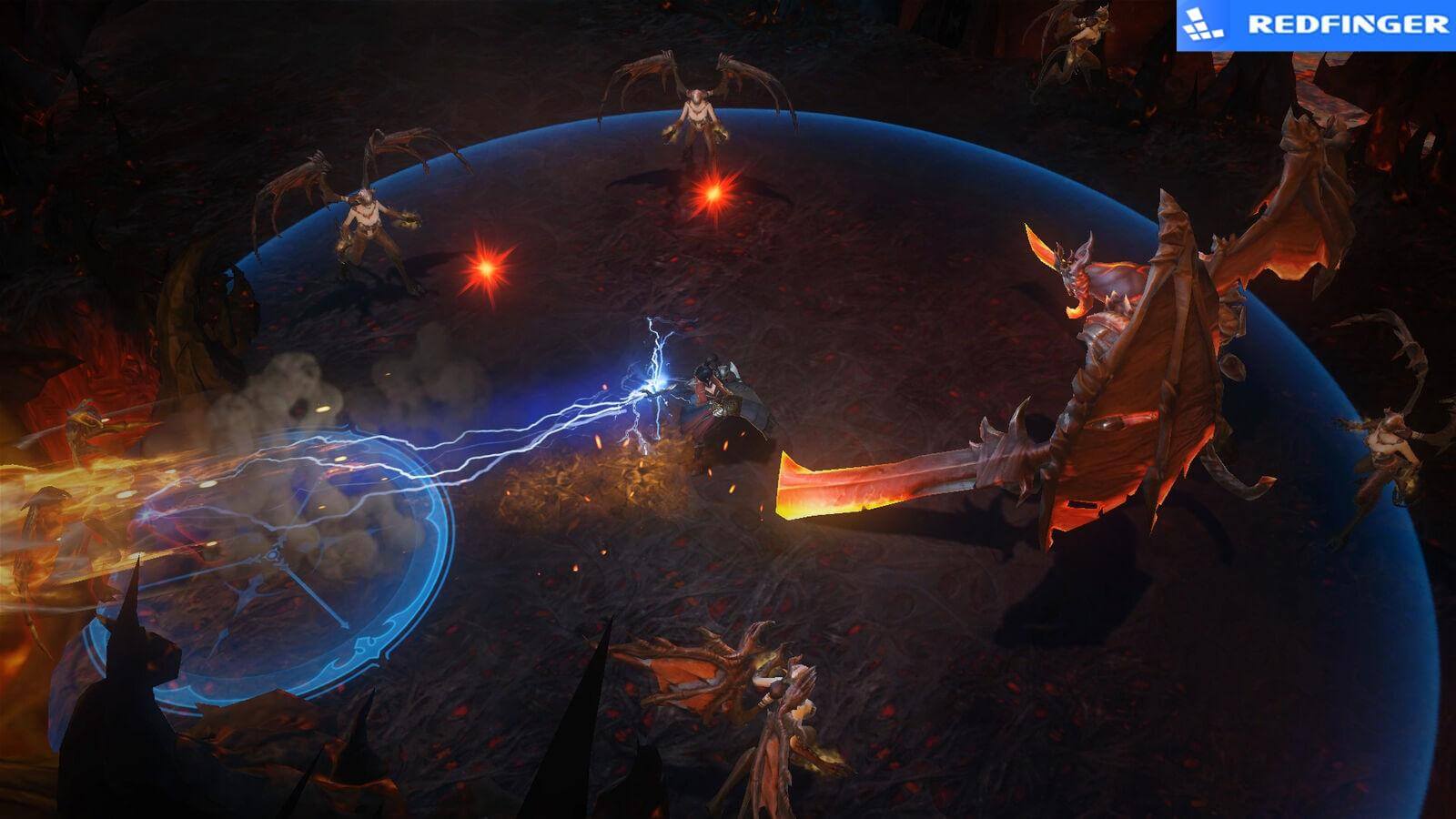 Diablo Immortal game battle screenshot